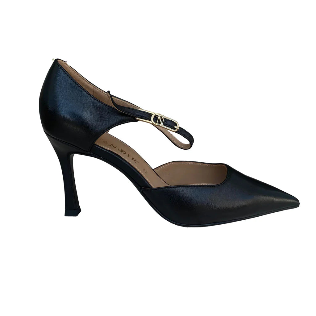 CafeNoir scarpa decolte da donna spezzata in pelle C1NA4041 N001 nero Sportiamo