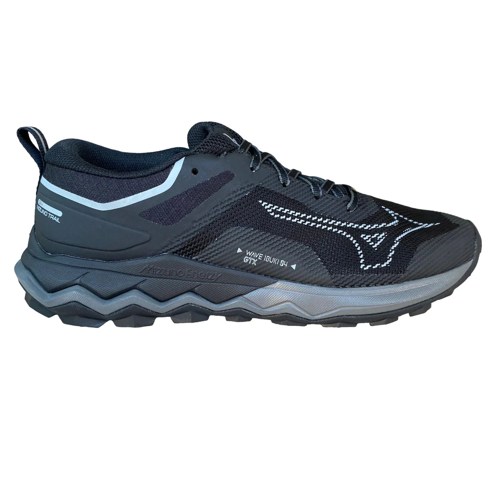Mizuno scarpa da corsa per Trail Wave Ibuki 4 GTX J1GJ225901 nero-grigio
