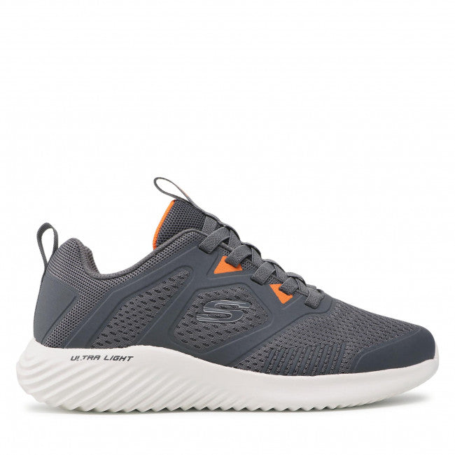 Skechers scarpa da walking da uomo Bounder High Degree 232279/CCOR charcoal-orange