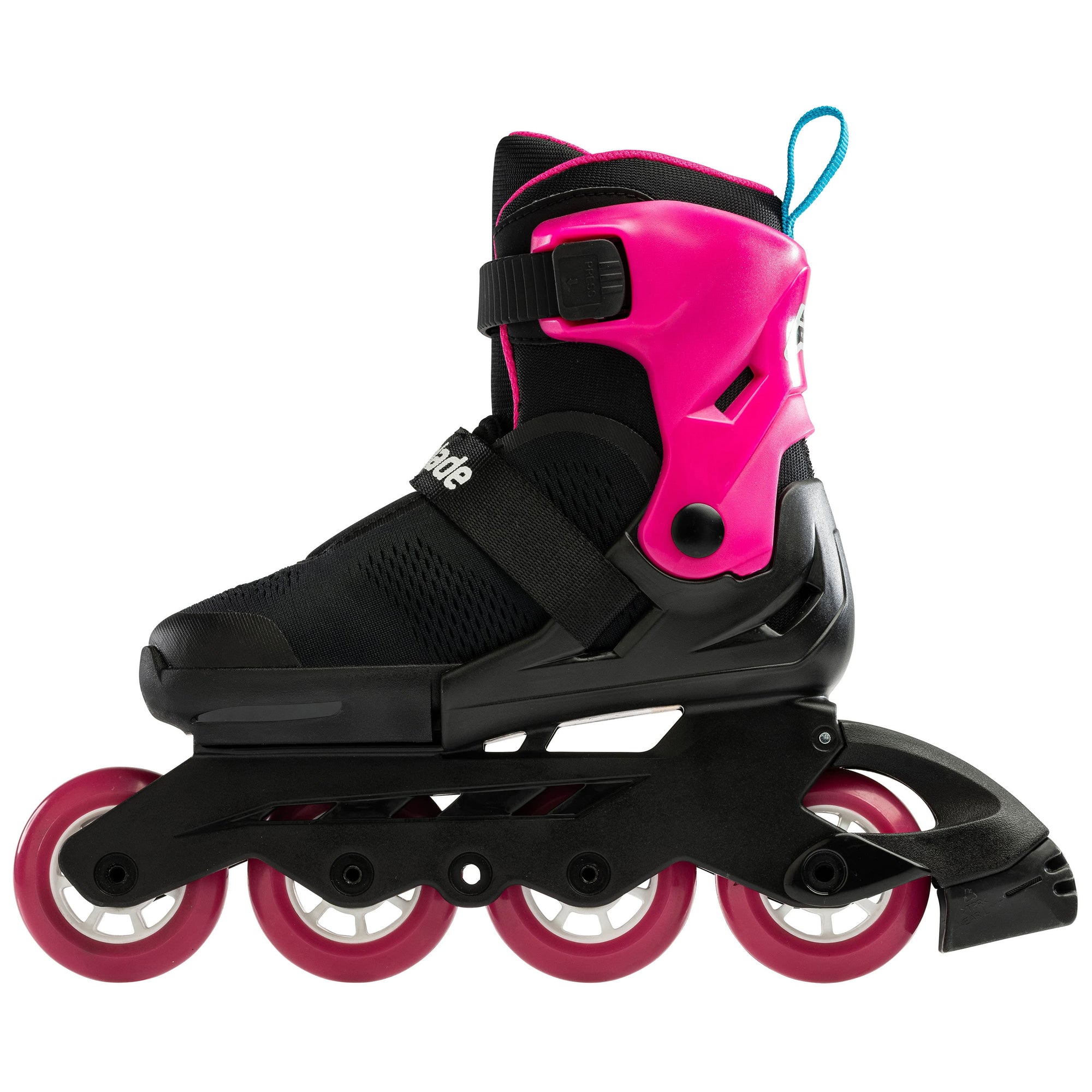 Rollerblade pattino in linea da ragazza Microblade Free 072218007Y9 nero-rosa