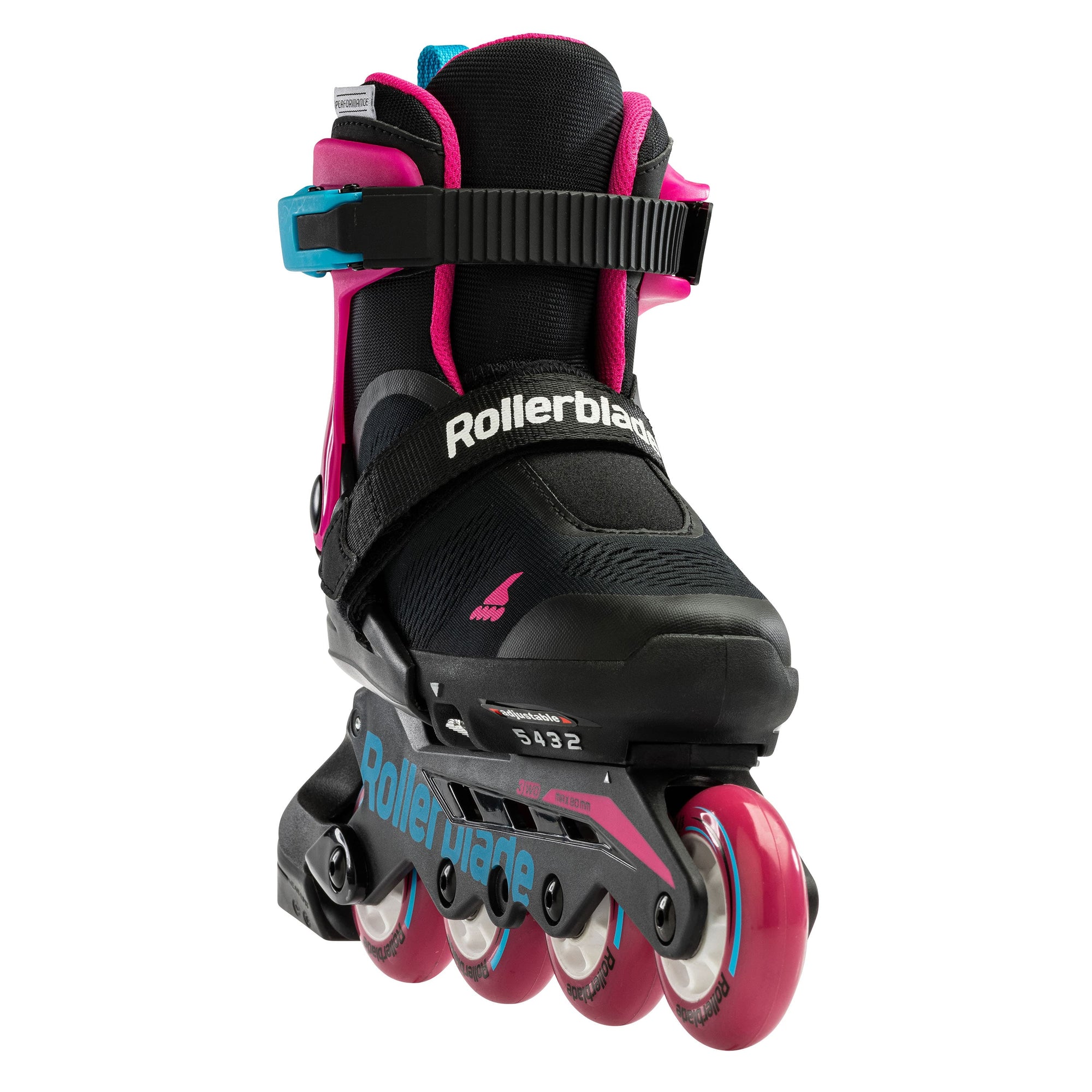 Rollerblade pattino in linea da ragazza Microblade Free 072218007Y9 nero-rosa