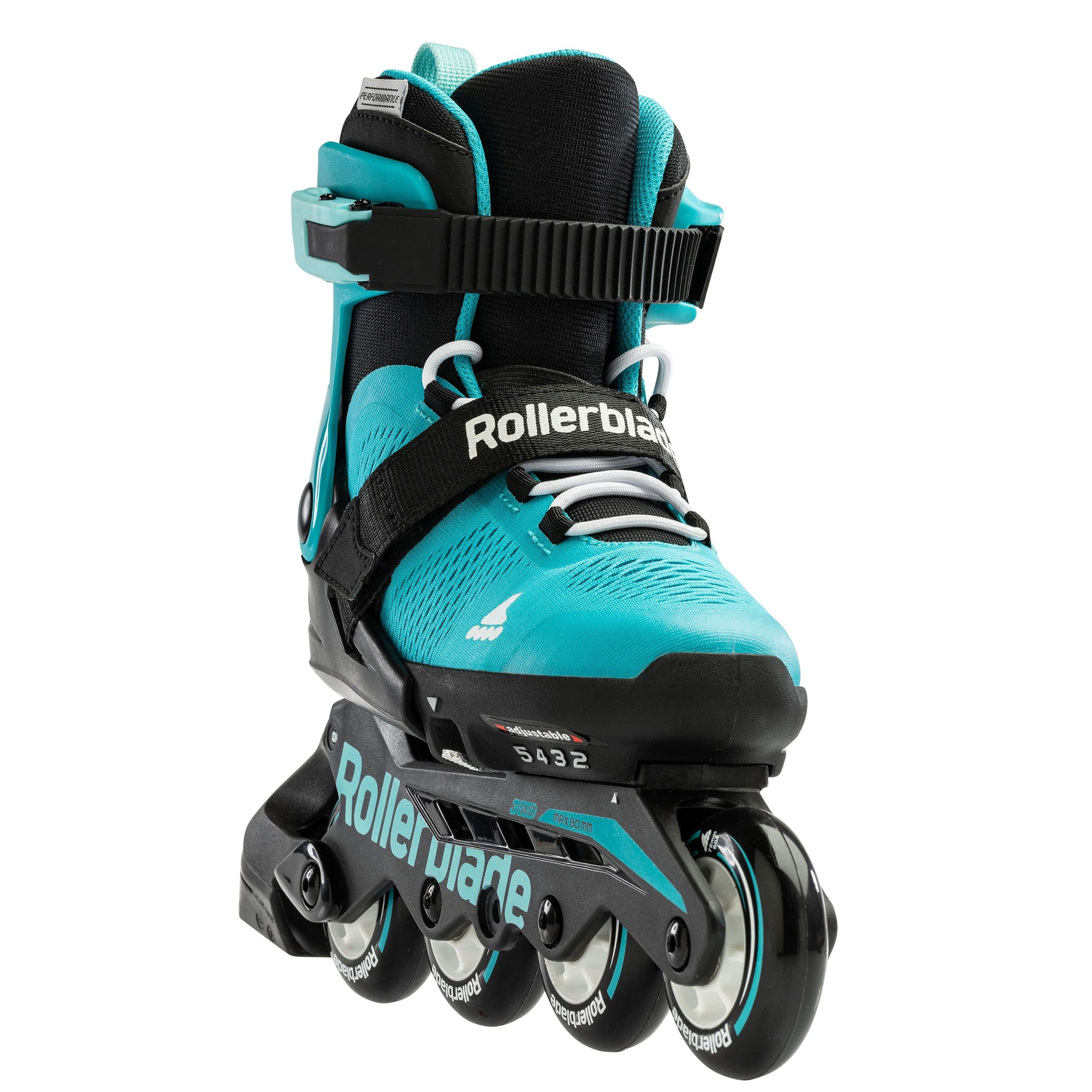 Rollerblade Pattino in linea da ragazzo Microblade 072219003D9 acquamarina nero