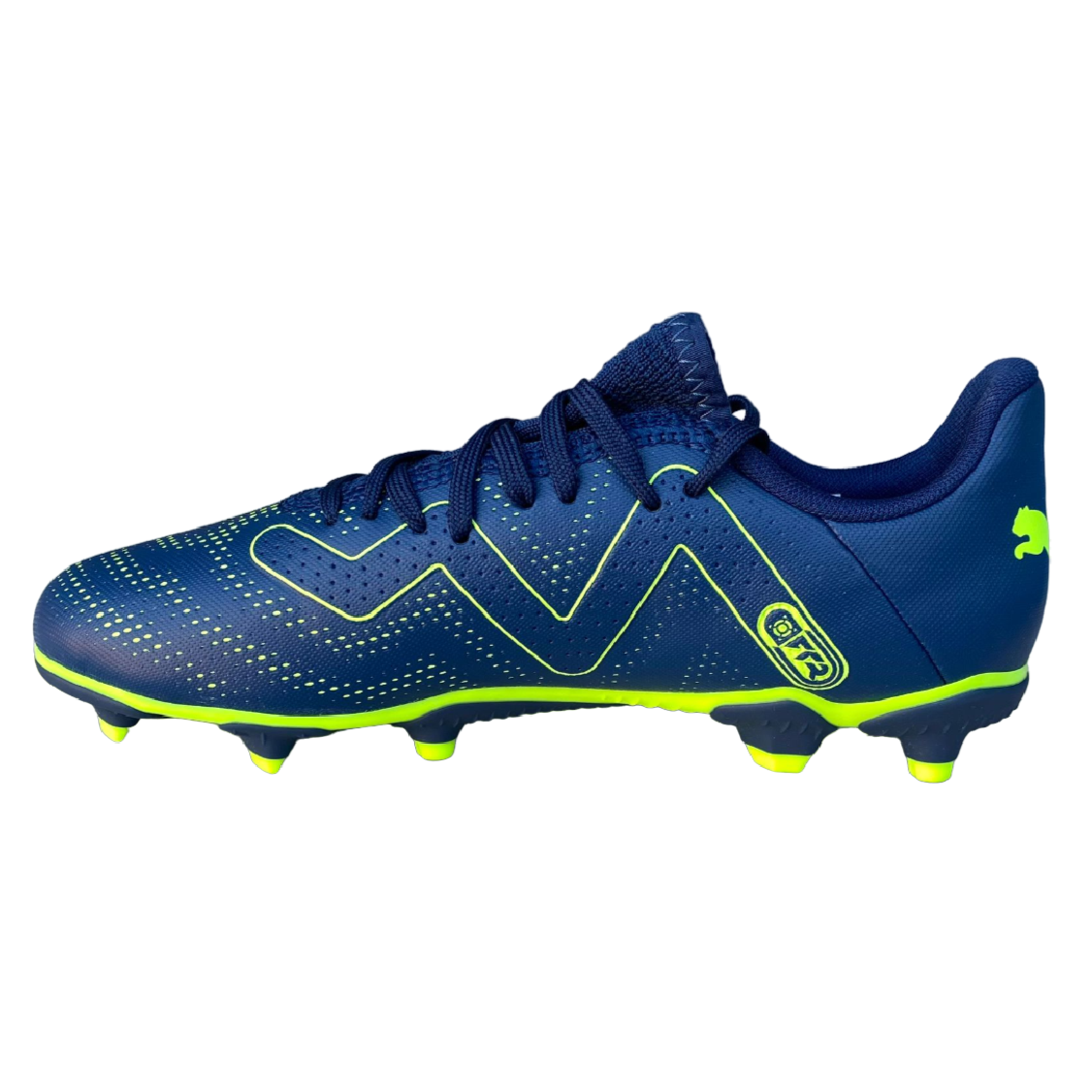 Puma scarpa da calcio da ragazzo Future Play FG/AG 107388 03 blu persia-verde
