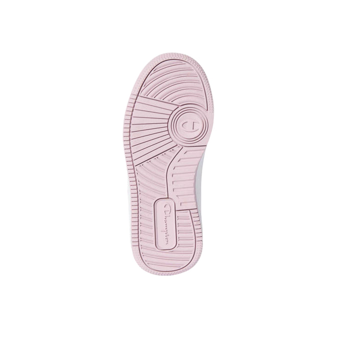 Champion – Sneakers Alta Ragazza Rebound 18 Mid Cut S32489 WW011 Bianco-Rosa | Stile Moderno, Comfort e Praticità