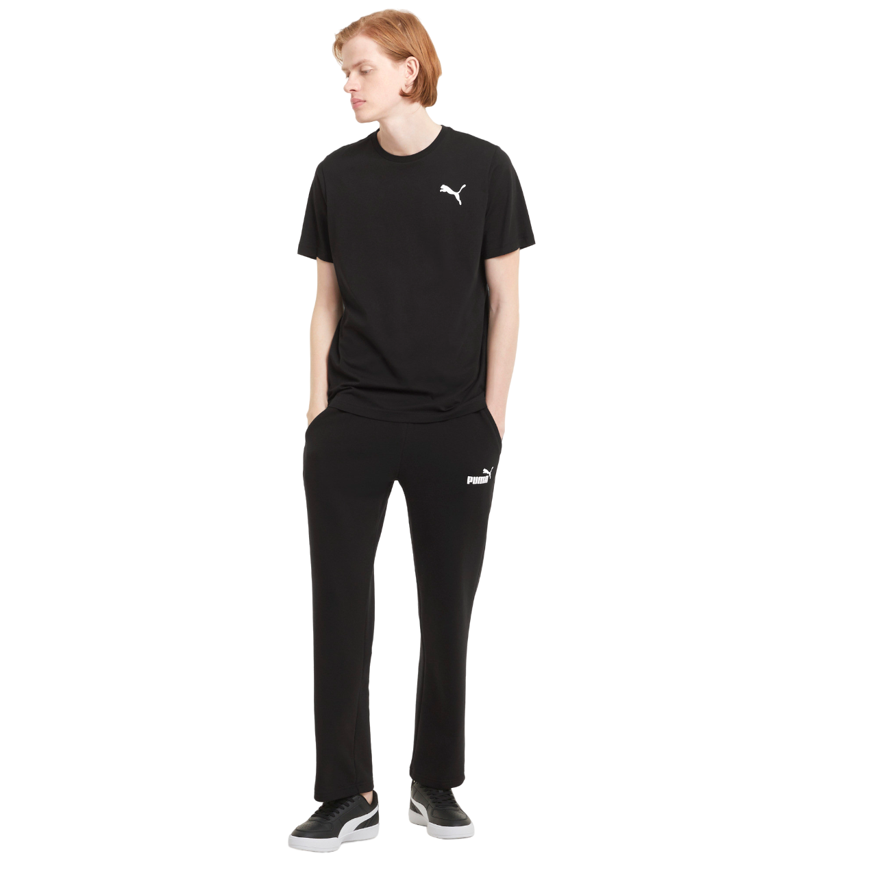 Puma pantalone sportivo da uomo Essentials 586720-01 nero