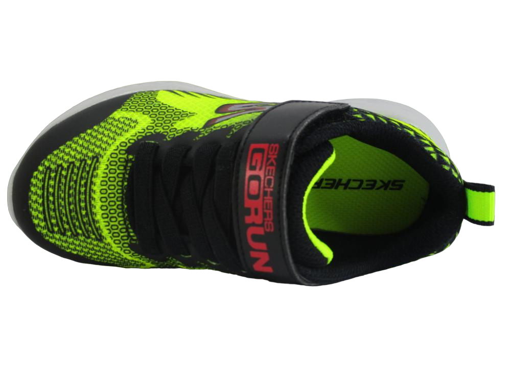 Skechers scarpa da corsa da bambino Go Run 600 Baxtux 97858LYLBK giallo nero