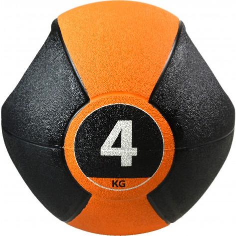 Pure 2Improve Palla Medica con maniglie da 4 Kg Dual Grip P2I201990 265870 arancio nero