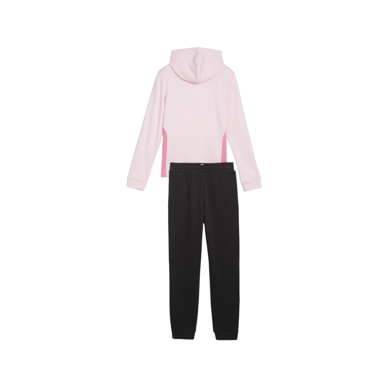 Puma tuta sportiva con cappuccio da bambina 673586-67 rosa-nero