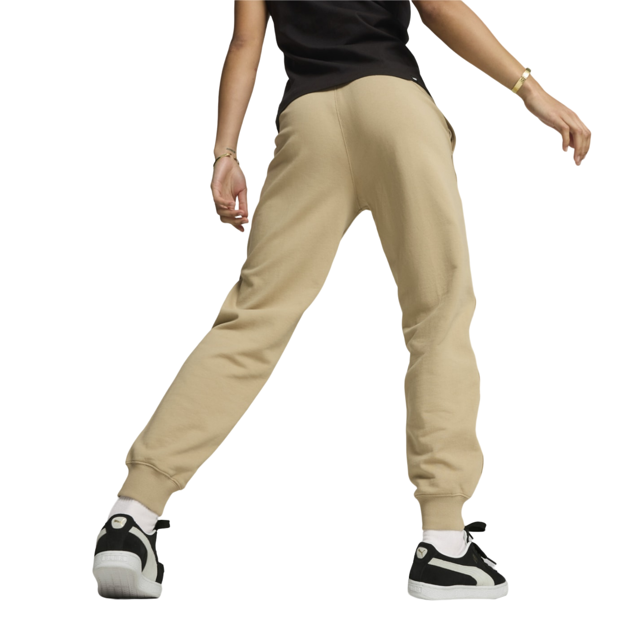 Puma pantalone sportivo da donna Her High-Waist 677889-83 tortora