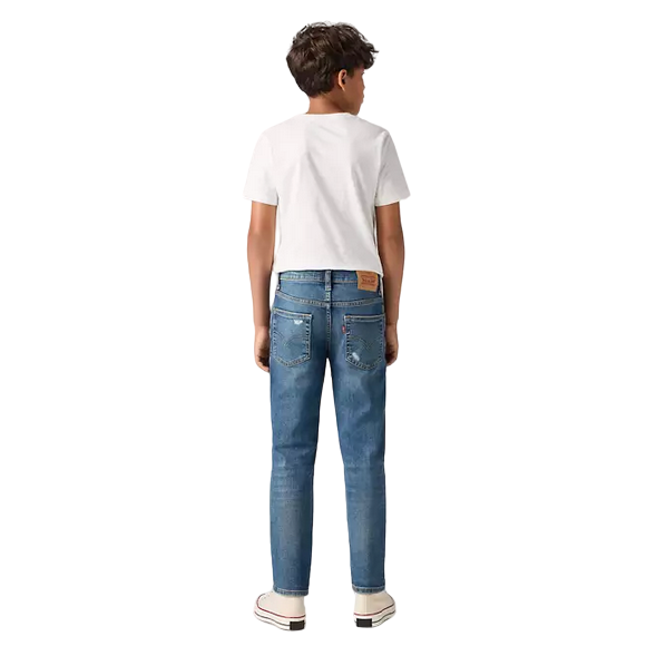 Levi's Kids pantalone jeans da ragazzi 512 Slim Taper E6728 MD5 blu medio