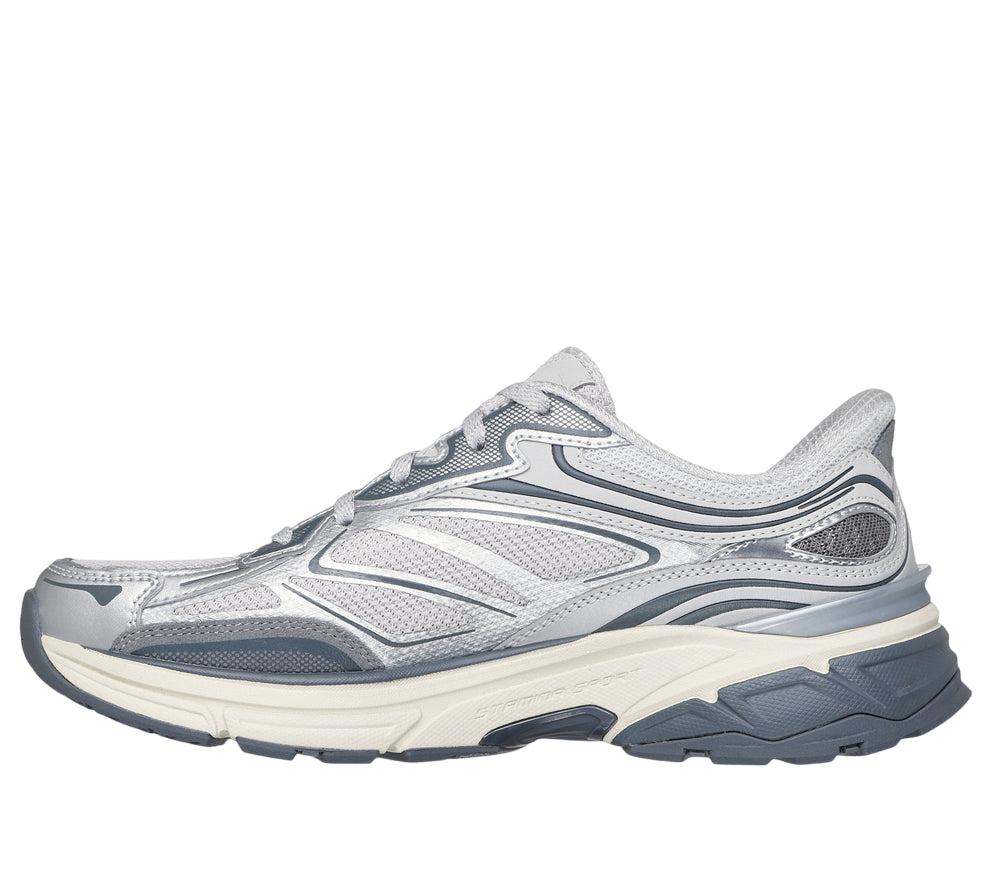 Skechers Slip-ins: Sneakers Donna Stamina Sport 150710/SIL Argento