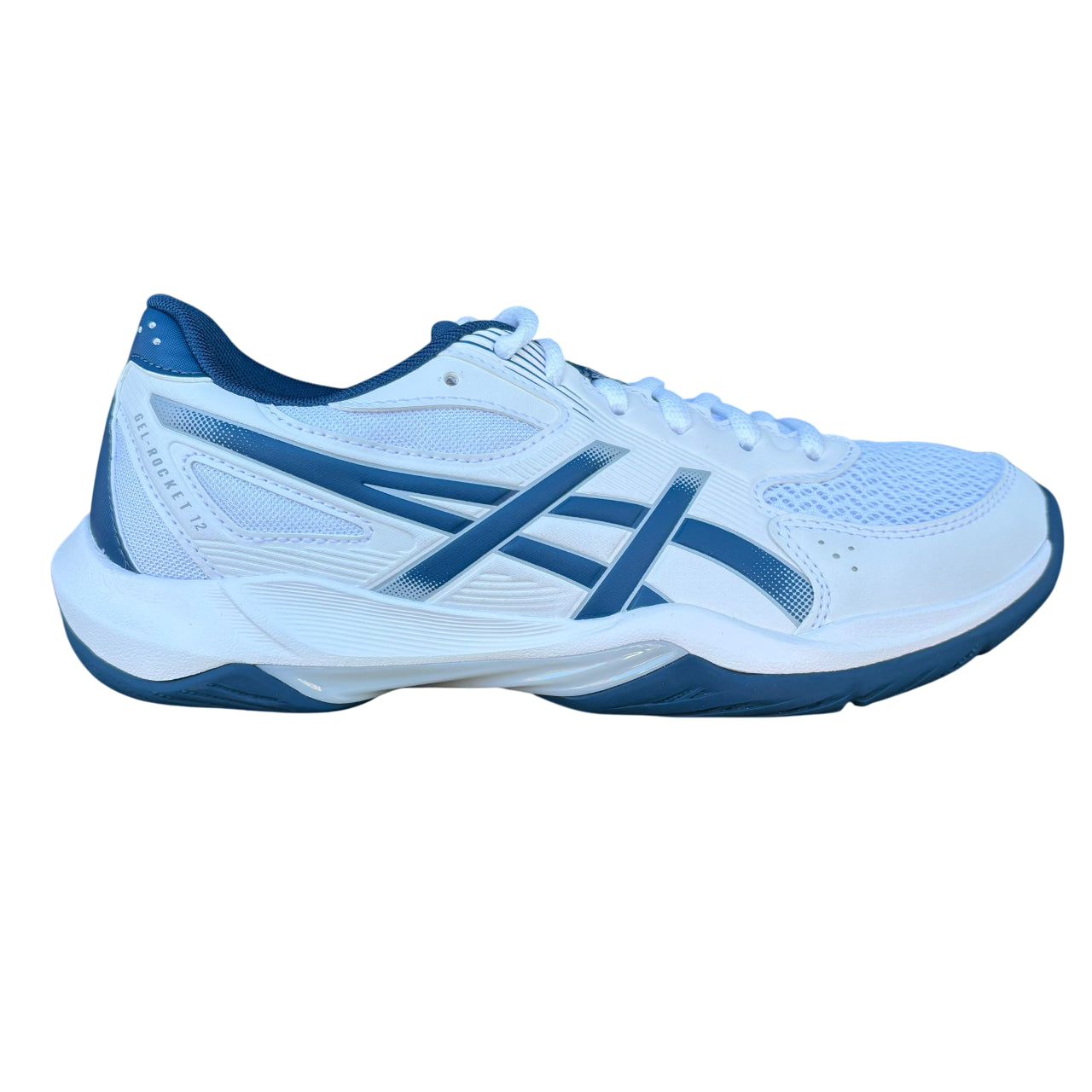 ASICS GEL-Rocket 12 1071A116-100 Bianco – Scarpa Indoor Uomo, Stabilità e Comfort