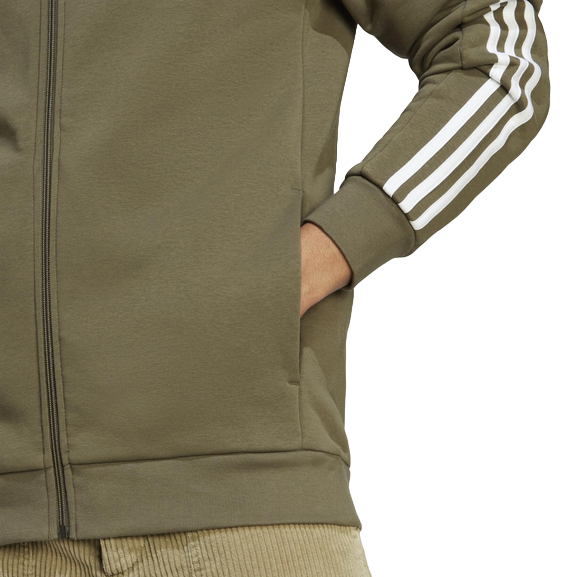 Felpa Con Cappuccio Uomo ADRO Con Cerniera - 88% Cotone, Vestibilità Moderna, Tasche