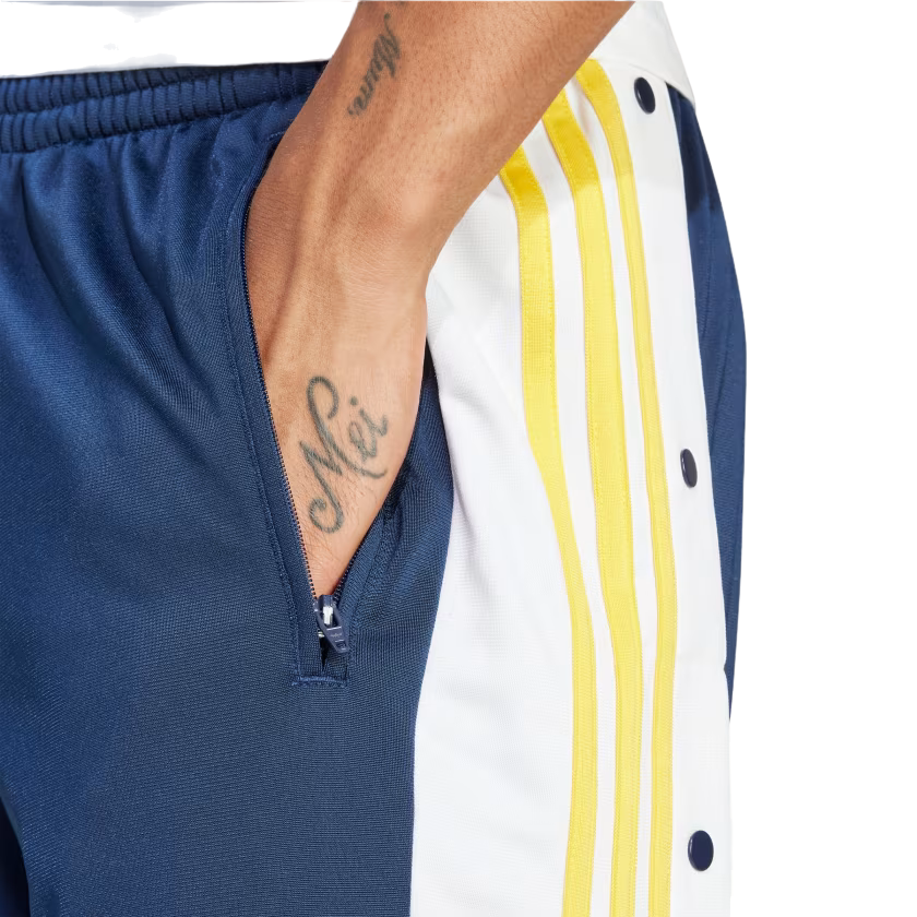 Adidas Originals Pantalone sportivo da uomo Adibreak blu giallo oro bianco