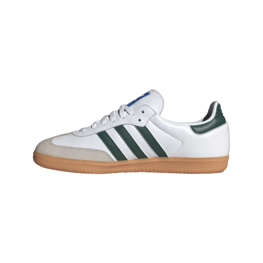 Adidas Originals scarpa sneakers da uomo Samba OG IE3437 bianco-verde