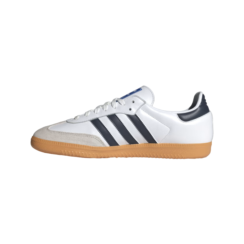 Adidas Originals scarpa sneakers da uomo Samba OG IF3814 bianco blu sc Sportiamo