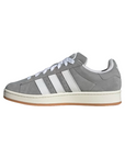 Adidas Campus 00S HQ8707 sneakers uomo grigio-bianco pelle pregiata streetwear