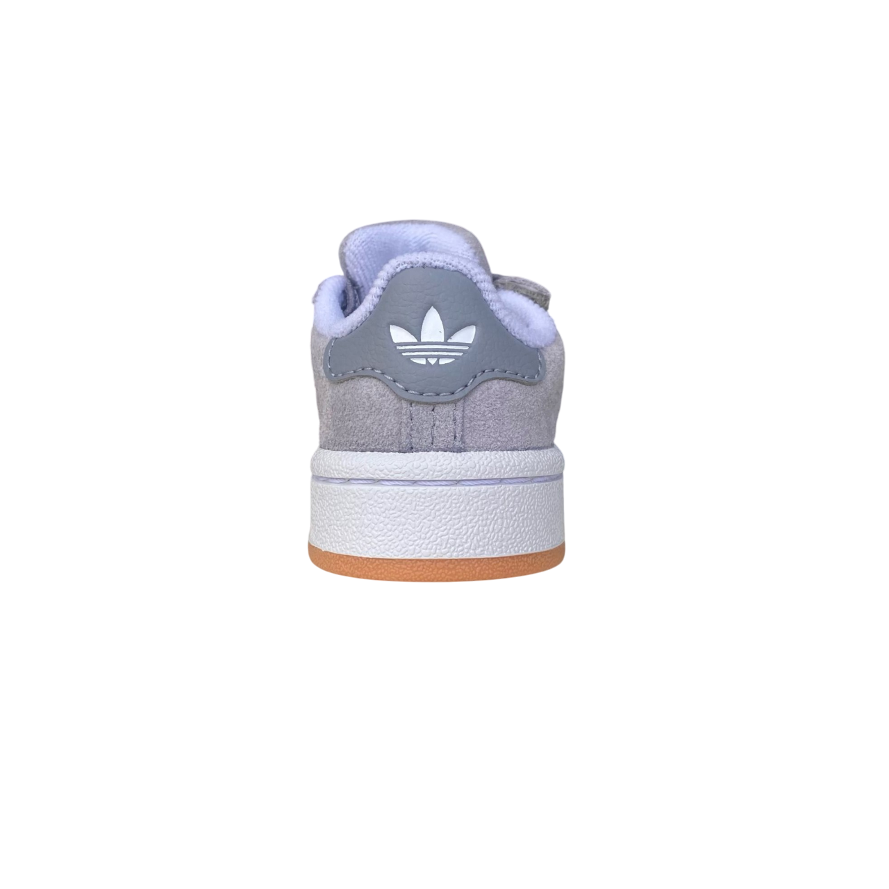 Adidas Originals scarpa sneakers da bambino con strappo e laccio elastico Campus 00s JI4334 grigio-bianco