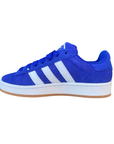 Adidas Originals scarpa sneakers da ragazzi Campus 00s HJ6333 blu semilucido-bianco-gomma