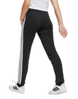 Pantalone sportivo Adidas Junior Essentials JJ3449 nero per bambina, abbigliamento sportivo di qualità - posteriore