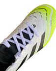 Scarpa da calcio Adidas Predator League FT con tecnologia FG/MG per controllo preciso, modello JI1111, lacci