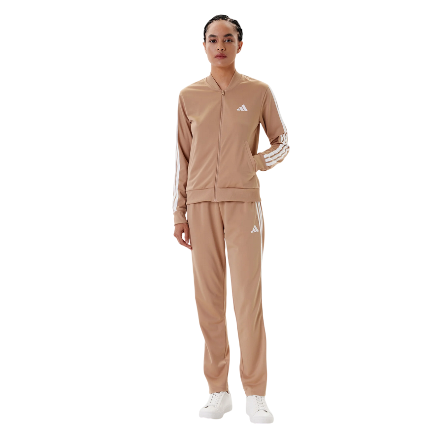 Tuta Adidas Essentials 3-Stripes Donna Beige JX0507 Sportiamo