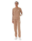 Adidas Tuta Essentials 3-Stripes JX0507 Donna Beige - vista frontale