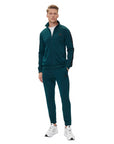 Adidas Tuta sportiva Basic 3 Strisce Tricot Track Suit JX5502 Aurora Ivy - Vista Frontale