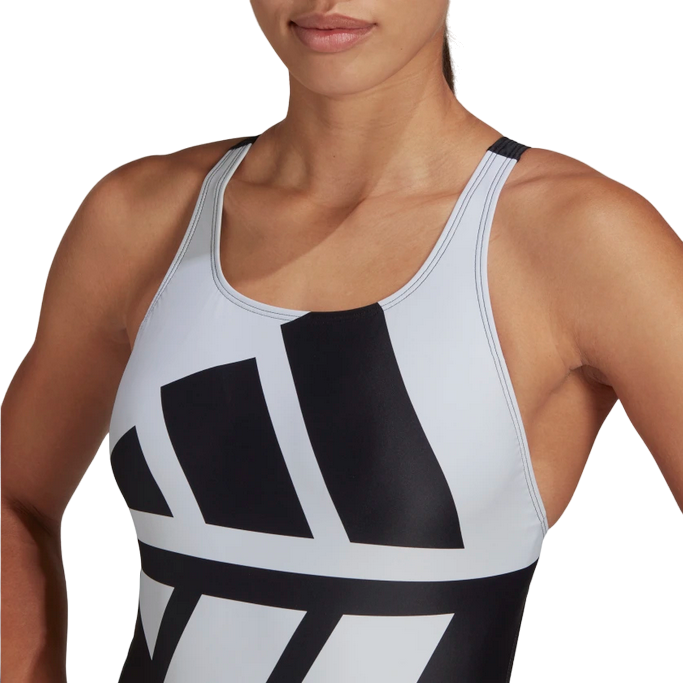 Adidas costume intero da piscina da donna Logo Graphic HB1675 nero bia Sportiamo