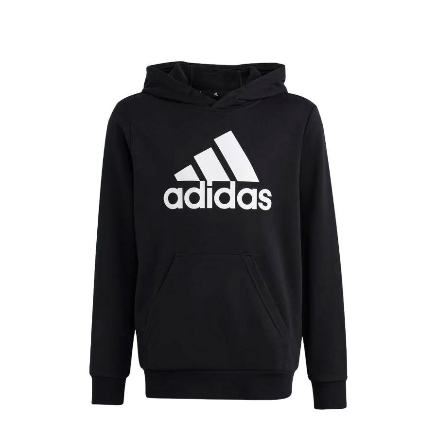 Adidas felpa con cappuccio per ragazzi Logo HR6380 nero Sportiamo