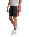 Adidas pantaloncino sportivo da uomo Adibreak IM9446 nero-grigio-rosso