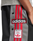 Adidas pantaloncino sportivo da uomo Adibreak IM9446 nero-grigio-rosso