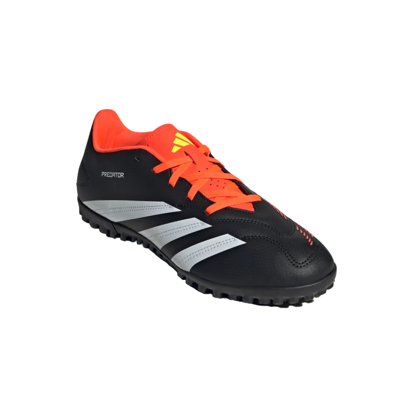Adidas scarpa da calcetto da uomo Predator Club Turf IG7711 nero-bianco-rosso