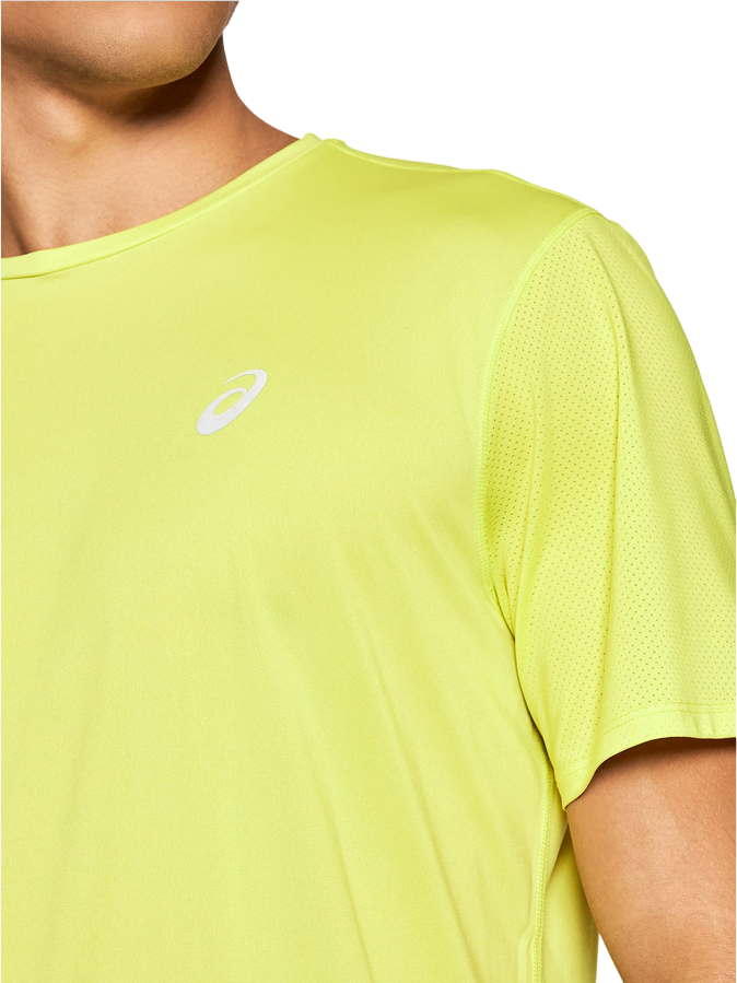 Asics maglietta manica corta da uomo in tessuto tecnico Run SS Top 2011B872 750 yuzu acido