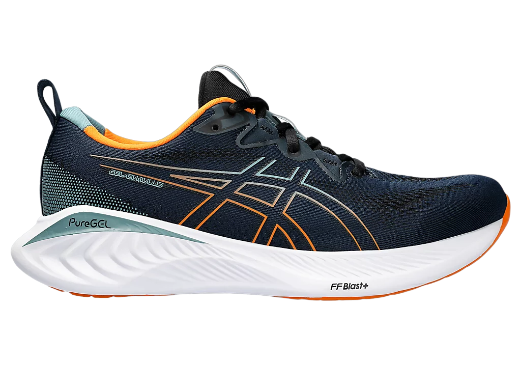 Asics gel cumulus 5 top bambino arancione