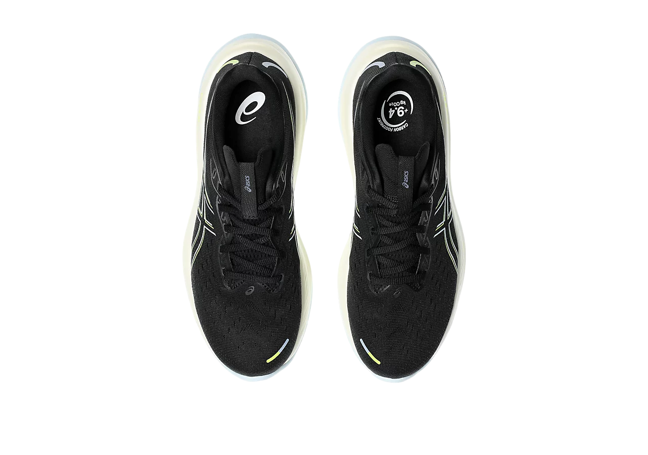 Asics scarpa da corsa da uomo Gel Cumulus 26 1011B792-006 nero-giallo