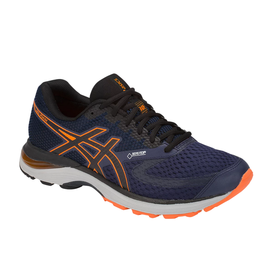 Asics scarpa da corsa in gore-tex da uomo GEL PULSE 10 G-TX 1011A009 400 blu nero