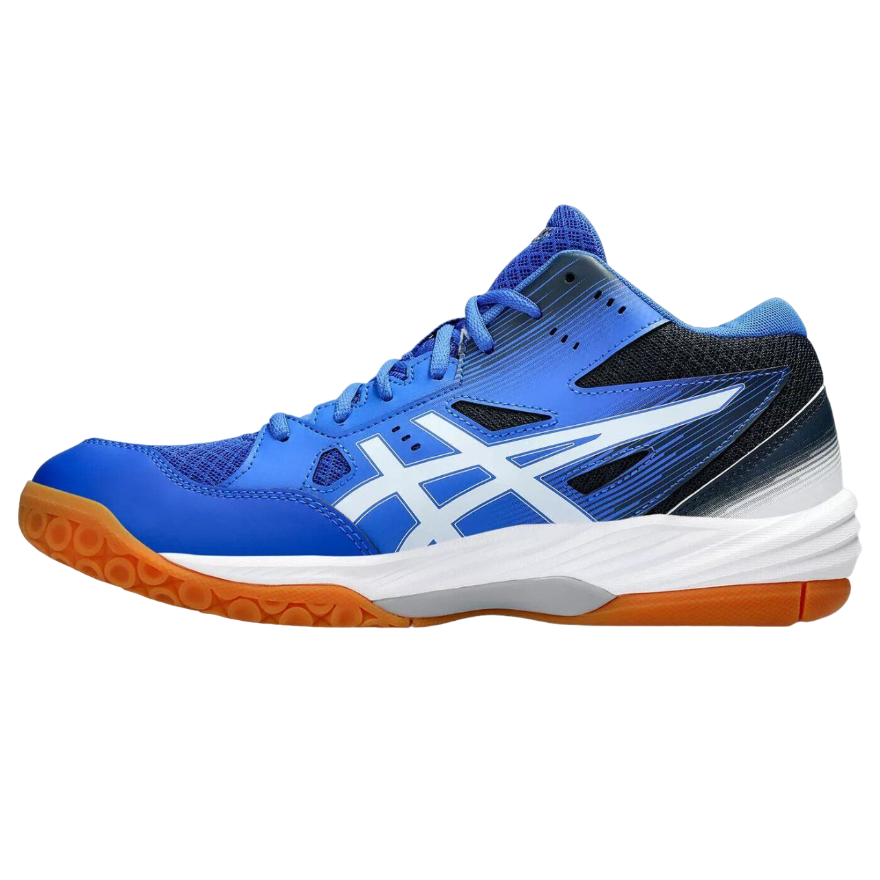 Felpa asics bianca e top blu