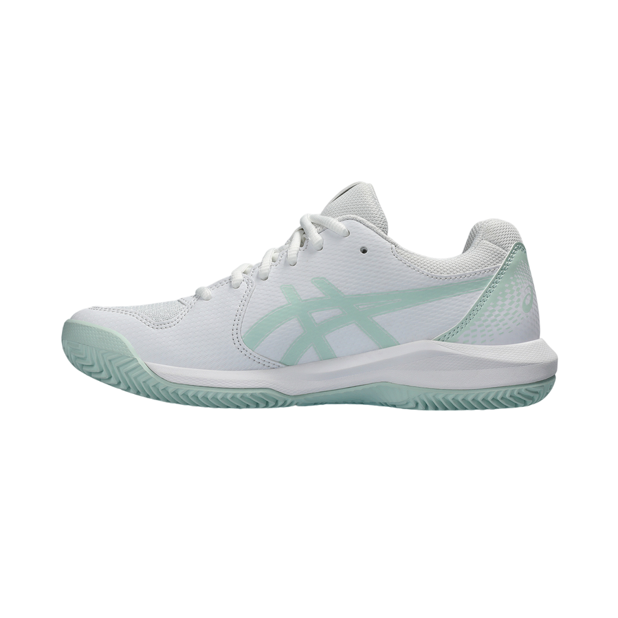 Asics scarpa da tennis da donna per terra battuta Gel Dedicate 8 Clay 1042A255-102 bianco