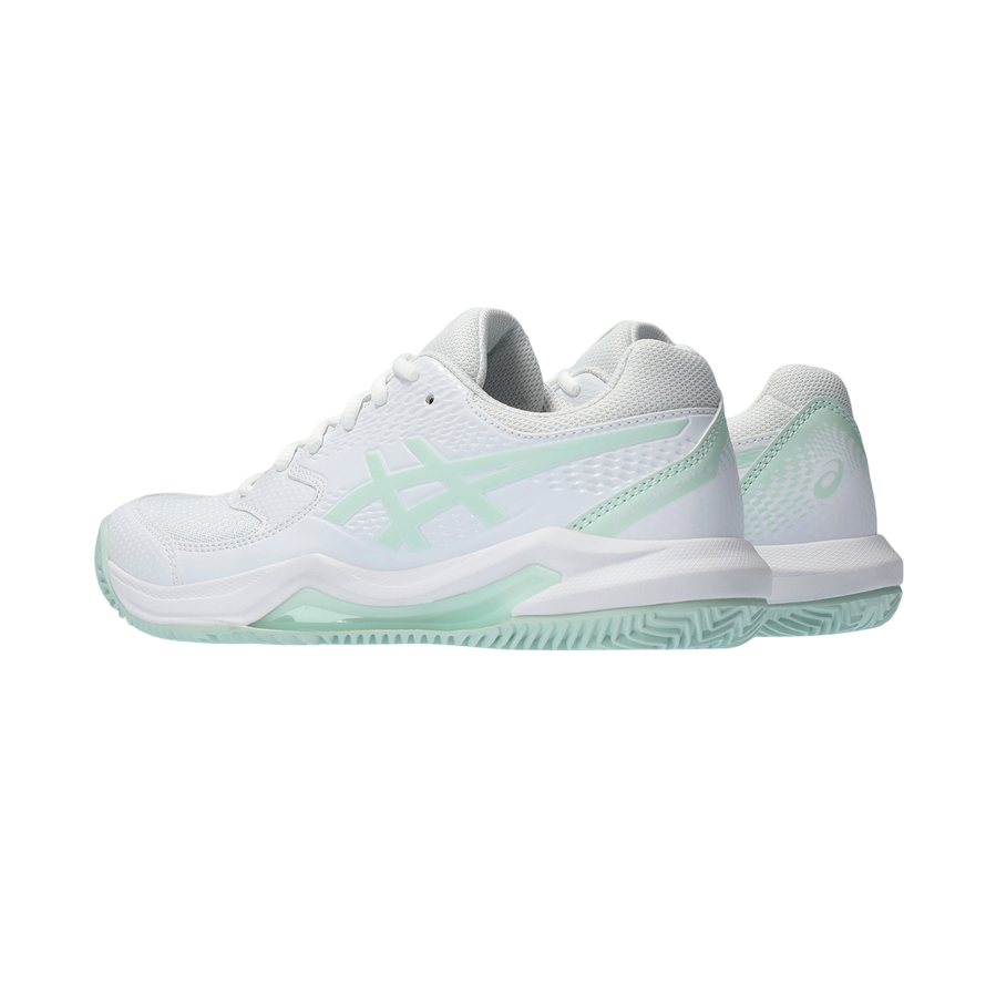 Asics scarpa da tennis da donna per terra battuta Gel Dedicate 8 Clay 1042A255-102 bianco