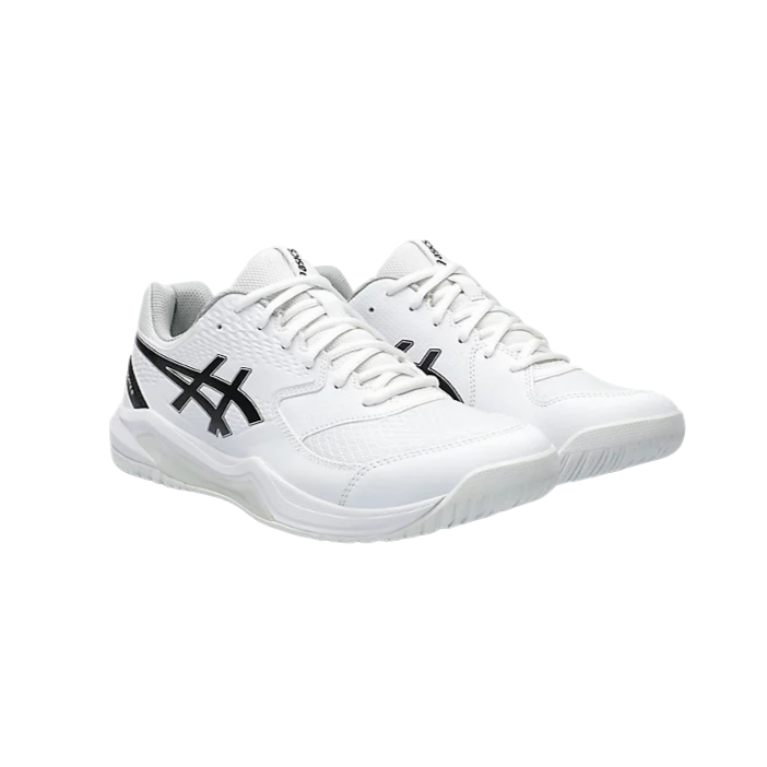 Asics scarpa da tennis da uomo Gel Decade 8 1041A408-101 bianco-nero