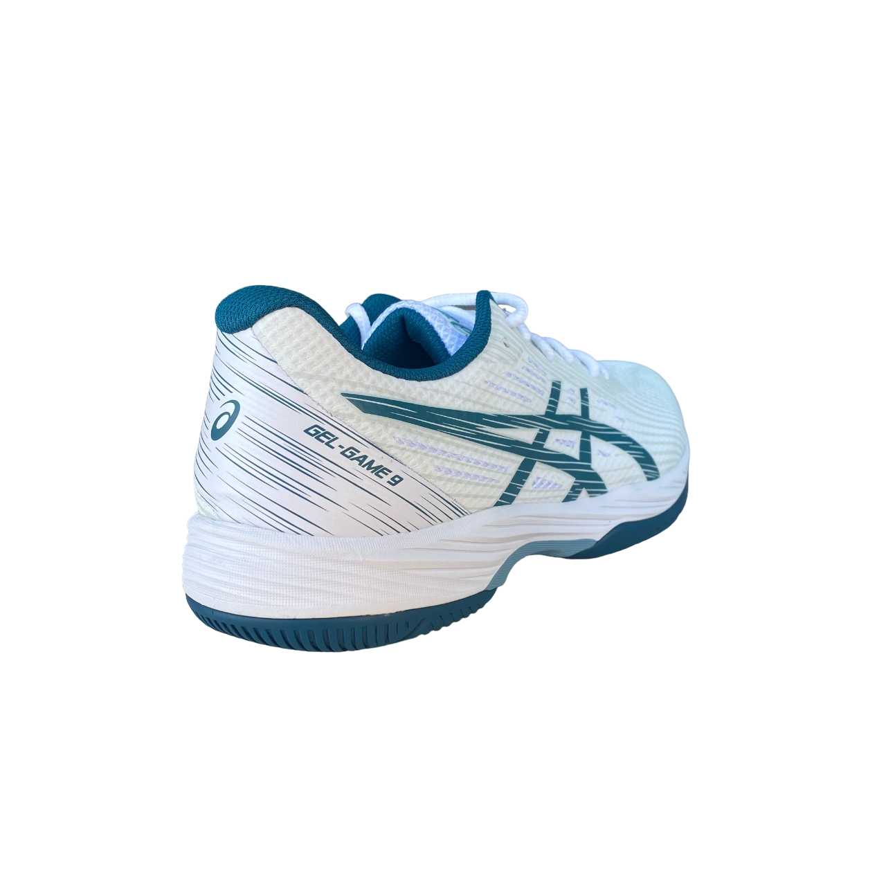 Asics scarpa da tennis da uomo Gel Game 9 1041A337-102 bianco alzavola