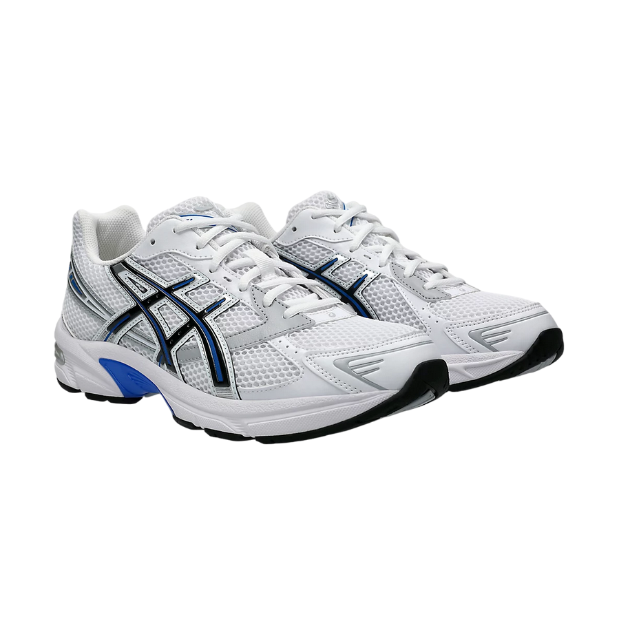 Asics scarpa sneakers da uomo Gel-1130 1201A256-119 bianco-blu chiaro