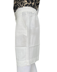 Astrolabio pantaloncino fresco estivo da donna CA63 010 bianco_laterale