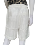 Astrolabio pantaloncino fresco estivo da donna CA63 010 bianco_retro