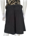 Astrolabio pantaloncino fresco estivo da donna CA63 500 nero_retro