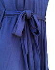 Astrolabio vestito smanicato da donna M86G 956 blu_dettaglio