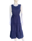 Astrolabio vestito smanicato da donna M86G 956 blu_fronte