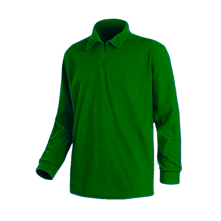 Astrolabio maglia im pile dolcevita con zip AF7Z 670 verde