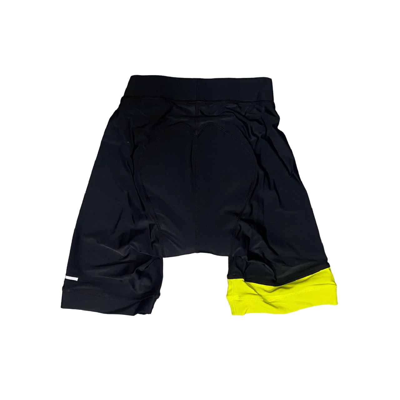 Astrolabio pantaloncino da ciclista da uomo con rinforzo la fondello K37Z 72S nero giallo